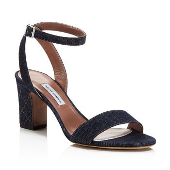 Tabitha Simmons Shoes - Tabitha Simmons Leticia Denim Ankle Strap Sandals